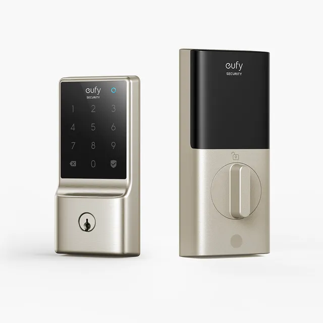 eufy-smart-lock-c210-nickel-smartes-t-rschloss-mit-integriertem-wi-fi-und-5-ents image 1