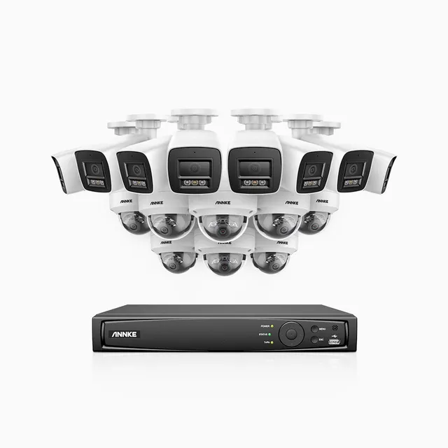 annke-h800-4k-16-kanal-poe-berwachungskamera-set-mit-8-bullet-8-dome-ik10-kamera image 1