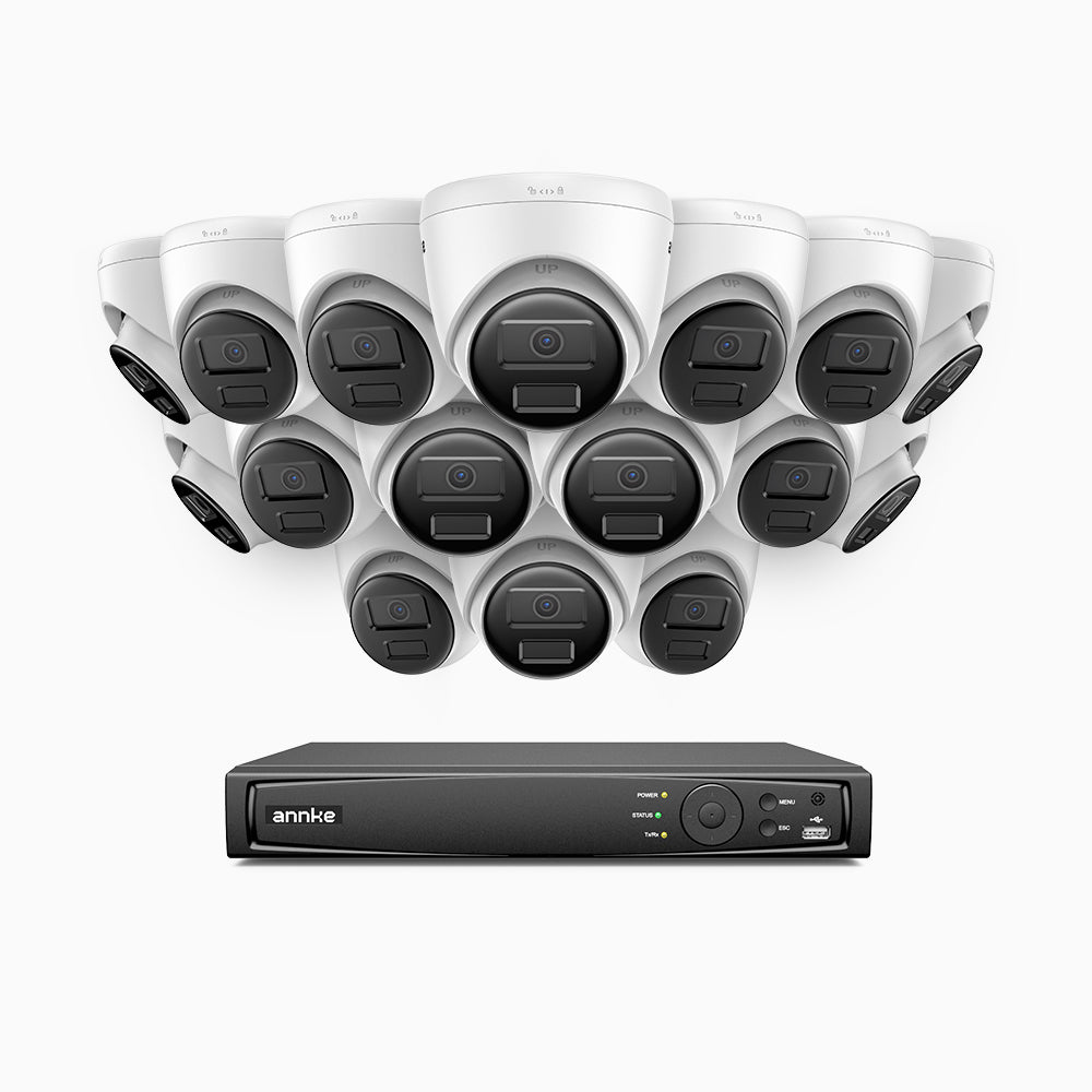annke-h300-3mp-16-kanal-poe-berwachungskamera-set-mit-16-kameras-exir-2-0-nachts image 2
