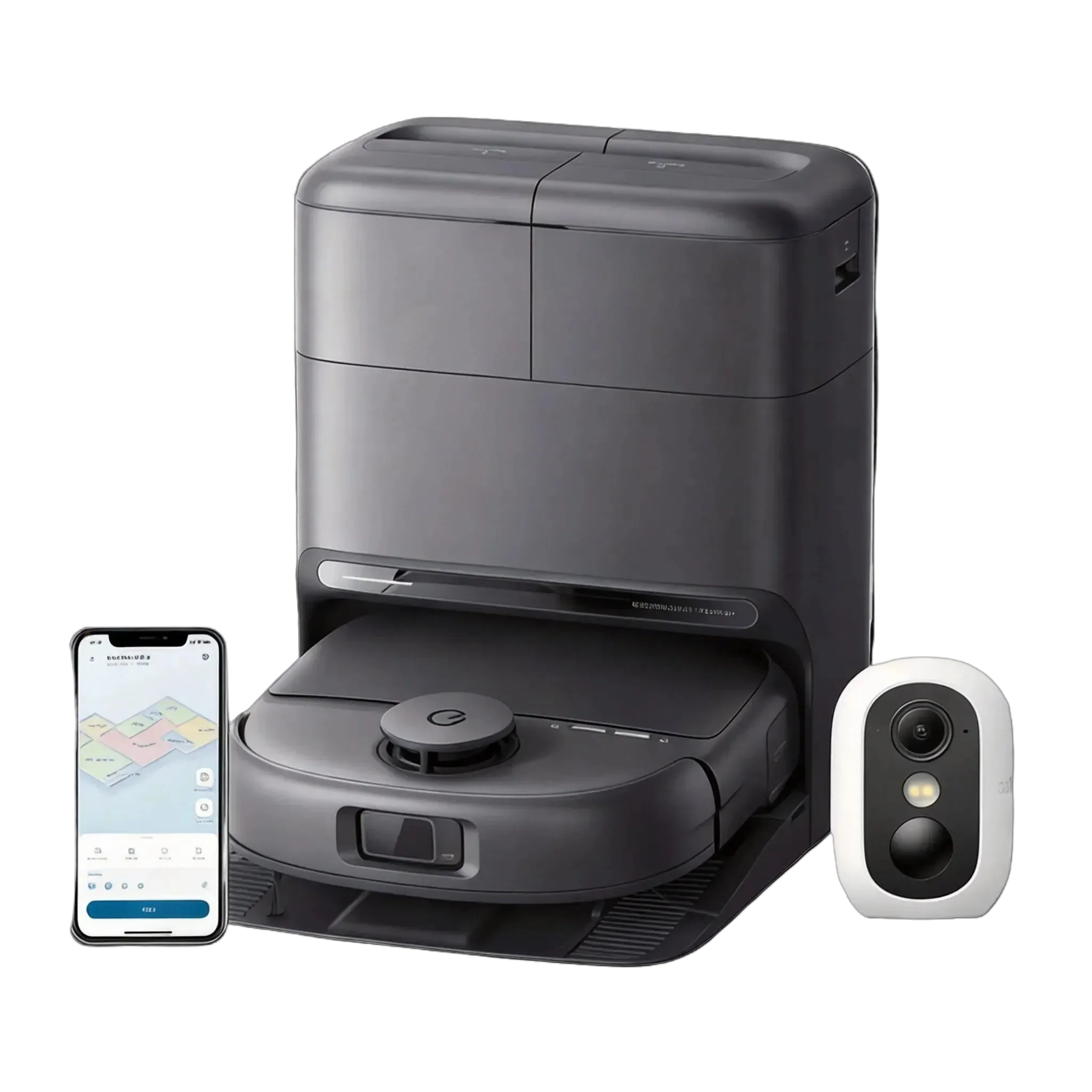 eufy-c28-omni-saug-und-wischroboter-eufycam-c35-reinigungs-und-berwachungs-bundl image 1