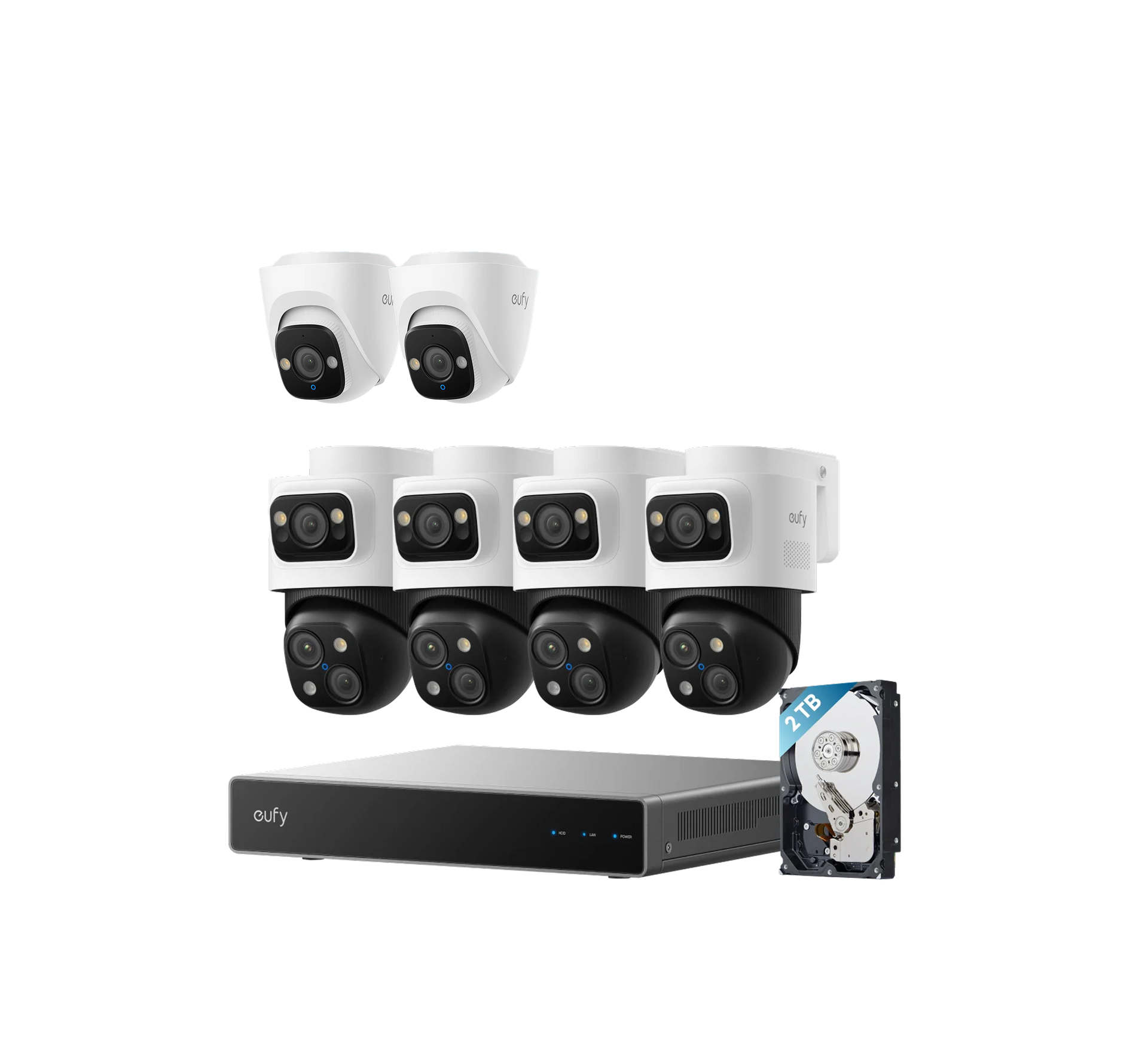 eufy-poe-nvr-8-cam-kit-s4-max-2x-bullet-ptz-cam-s4-2x-turret-camera-e41 image 2