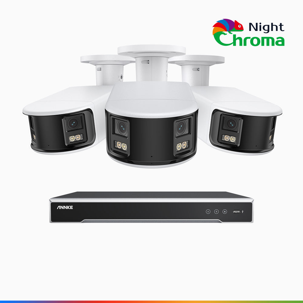 annke-nightchroma-ndk800-4k-8-kanal-poe-panorama-berwachungskamera-set-mit-3-dop image 2