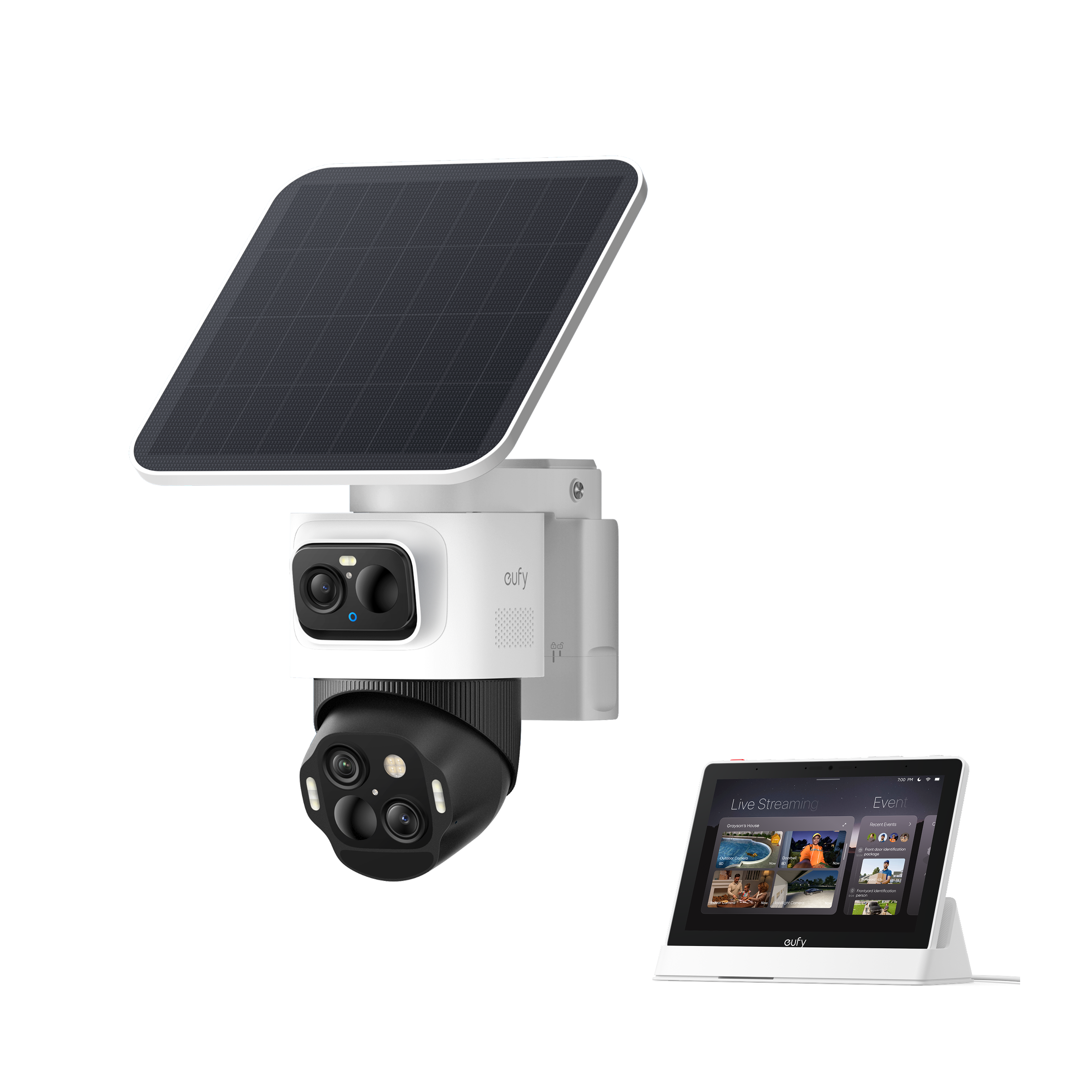eufycam-s4-4k-triple-lens-berwachungskamera-mit-ptz-inkl-smart-display-e10 image 1