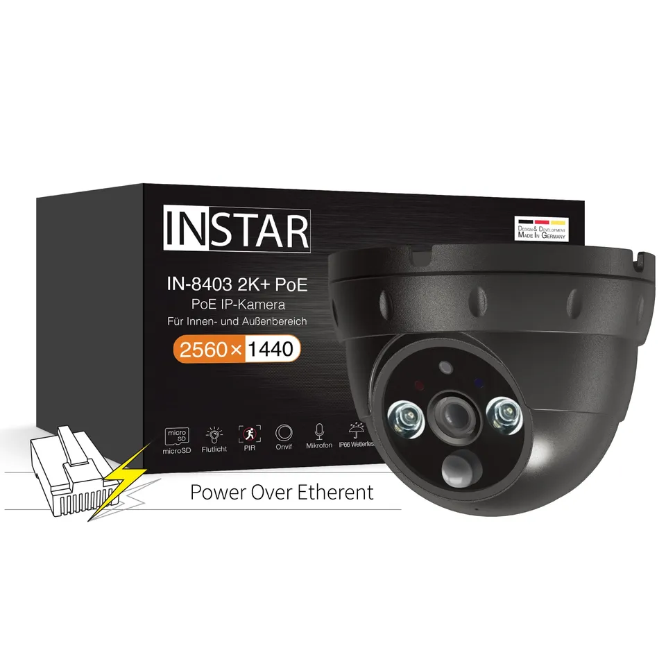 instar-in-8403-2k-poe-berwachungskamera-schwarz-lan-poe-ip-kamera-mit-ki-objekte image 1