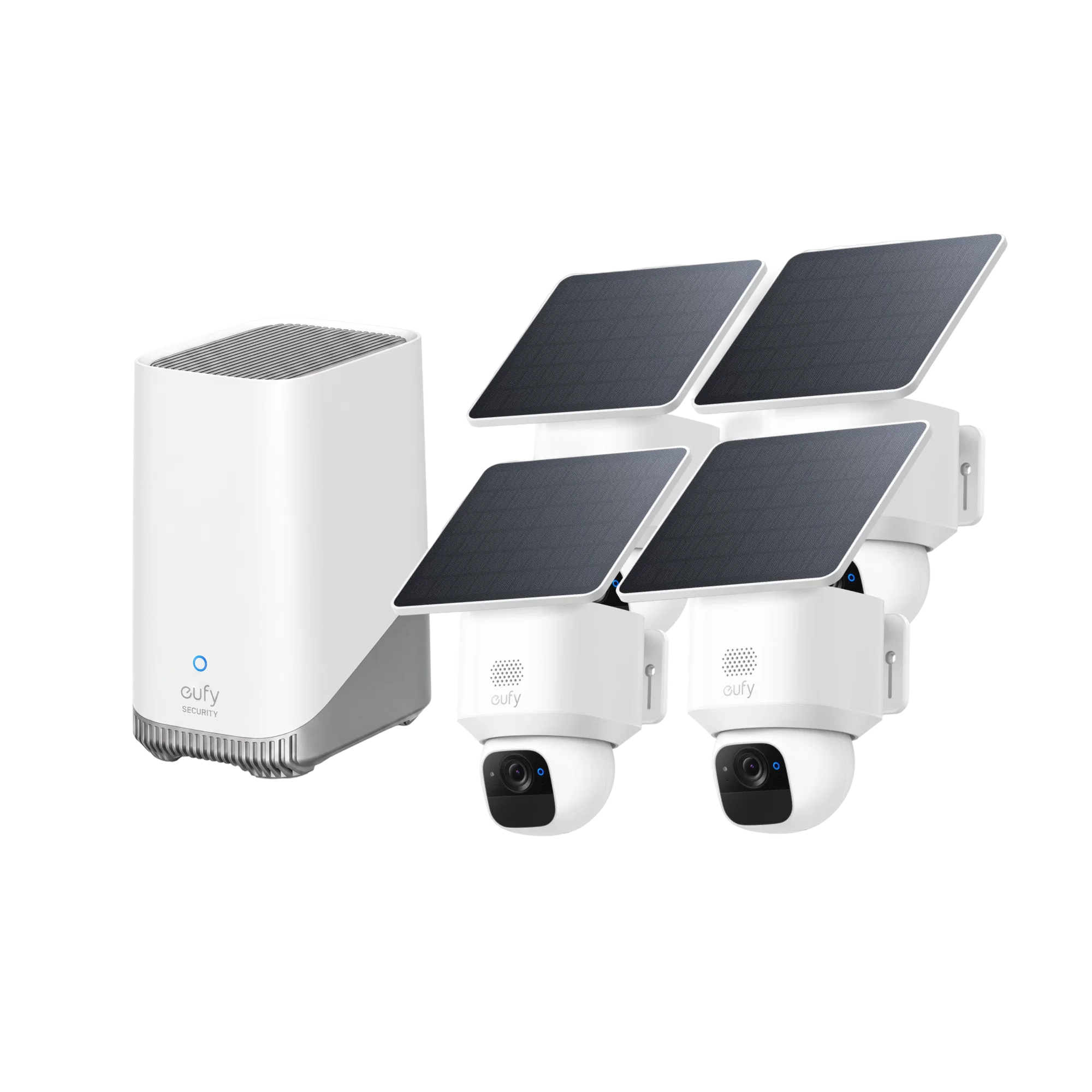 eufy-solocam-e30-4-kamera-set-mit-homebase-3-s380-2k-360-sicherheitskamera-mit-k image 1