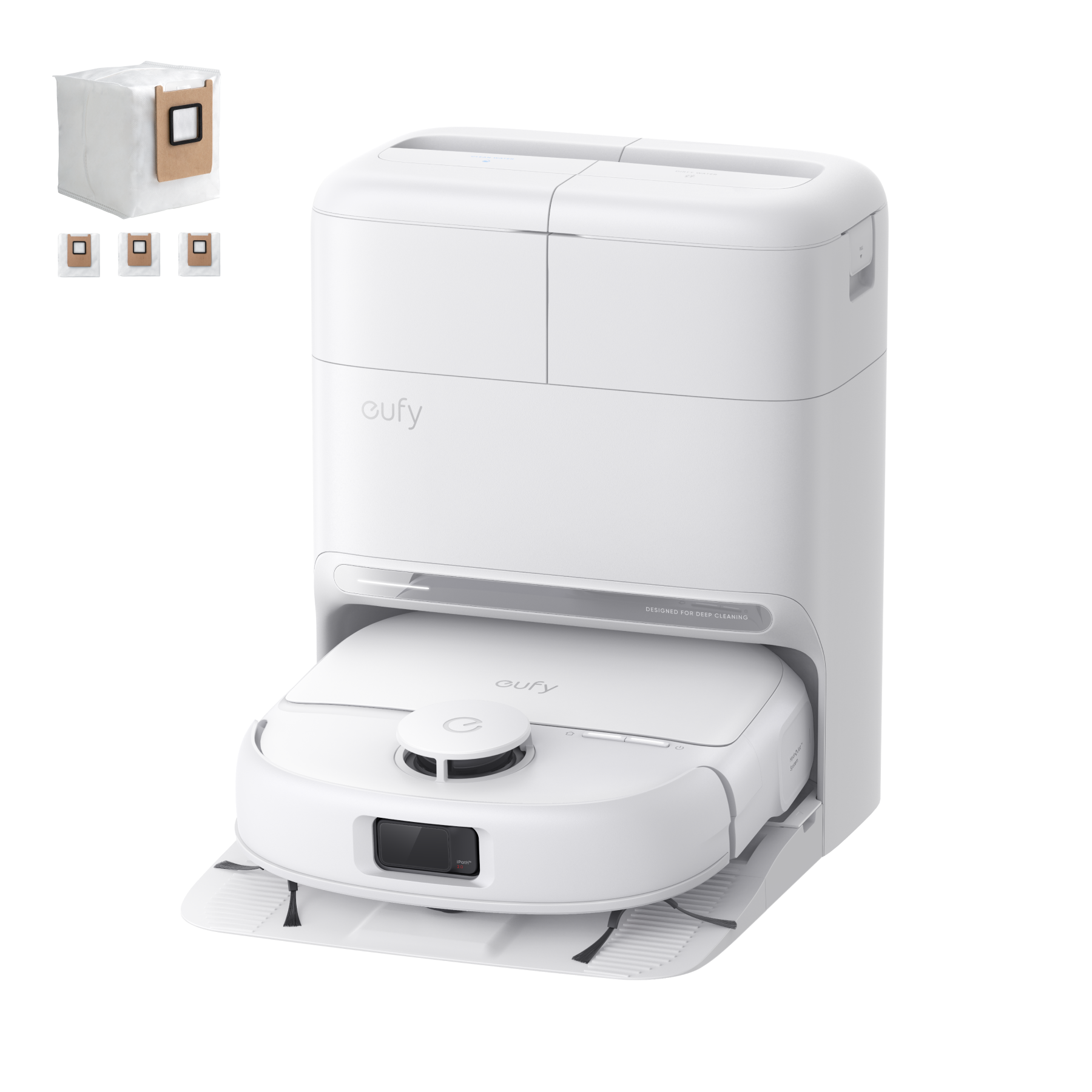 eufy-omni-c28-saug-und-wischroboter-mit-staubbeutel-station-wei image 1