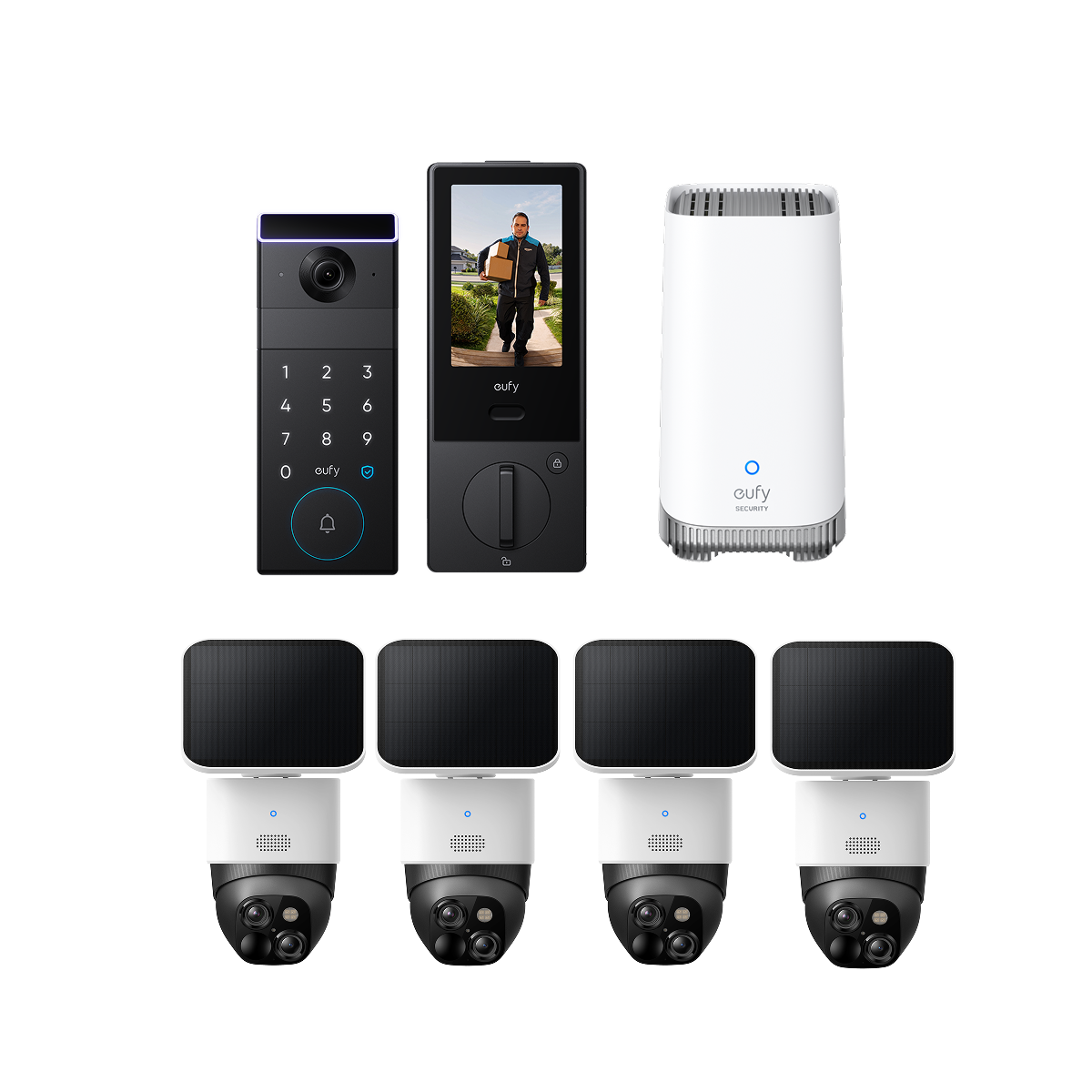 eufy-solocam-s340-4-cam-pack-familock-s3-max-homebase-s380 image 1