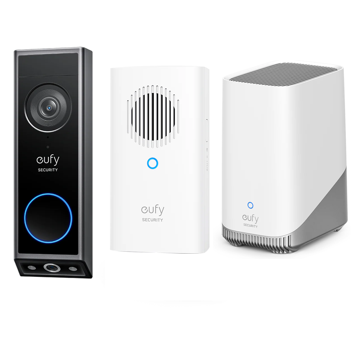 eufy-video-doorbell-e340-doorbell-add-on-chime-homebase-s380-t-rklingel-set image 1