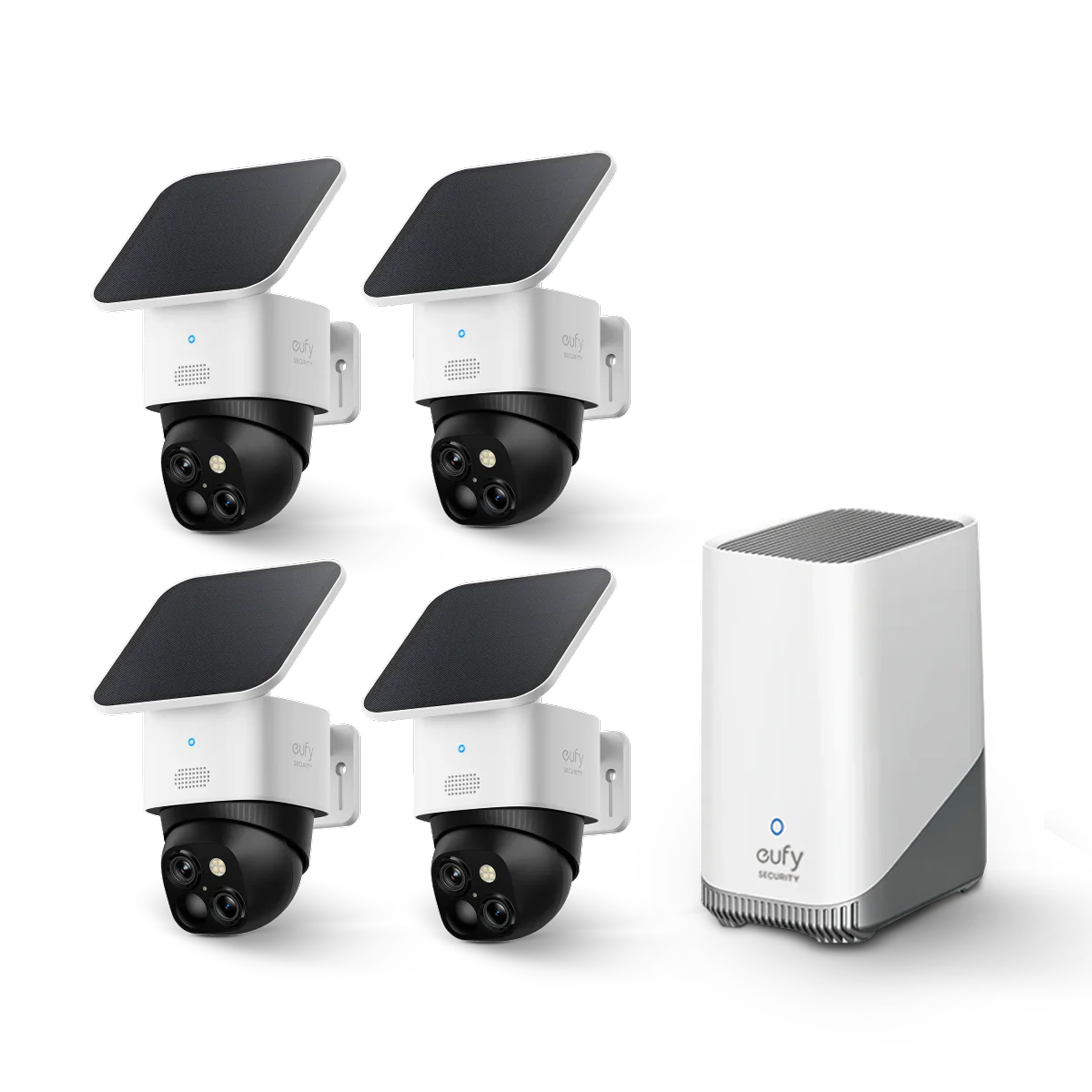 eufy-solocam-s340-4er-set-homebase-s380-3k-solar-berwachungskameras-mit-360-blic image 1