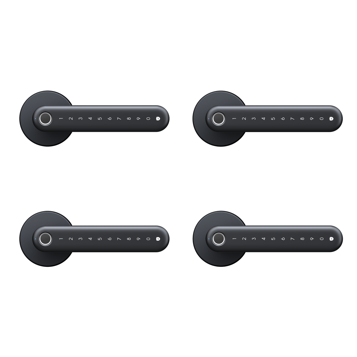 eufy-smart-lock-c32-4-kit-fingerabdruck-schloss-mit-griff-und-integriertem-wlan image 1