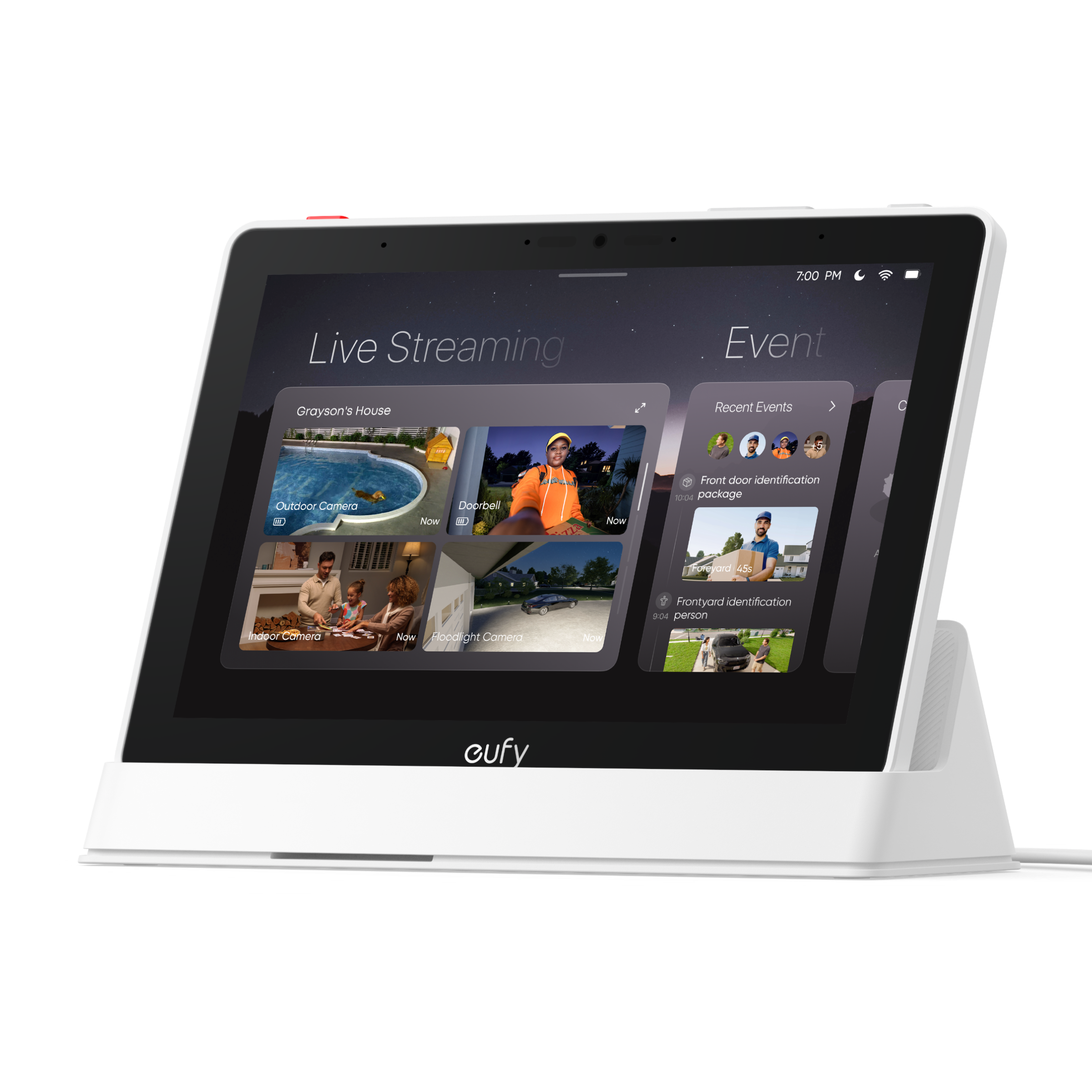 eufy-smart-display-e10-eufycam-s3-pro-4-cam-kit-4k-berwachungskamera-set-mit-sma image 2