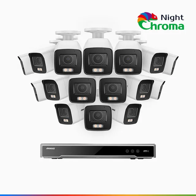 annke-nightchroma-nck800-4k-16-kanal-poe-berwachungskamera-set-mit-16-kameras-fa image 1