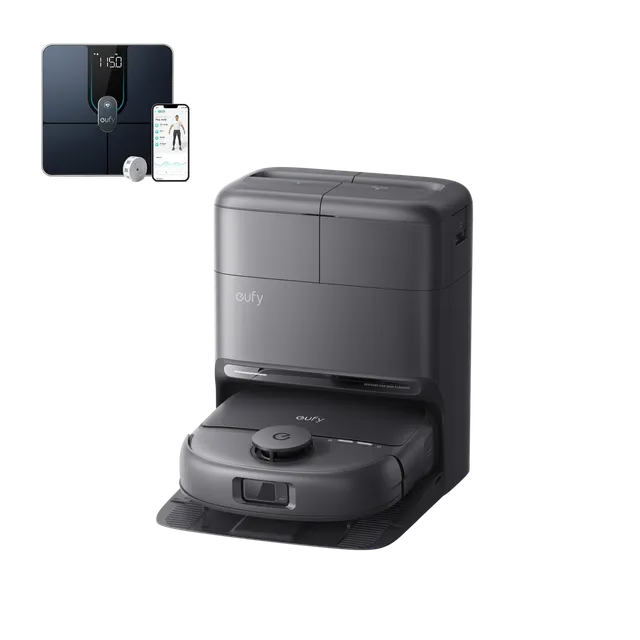 eufy-omni-c28-saug-und-wischroboter-mit-smart-scale-p2-pro-bundle image 1