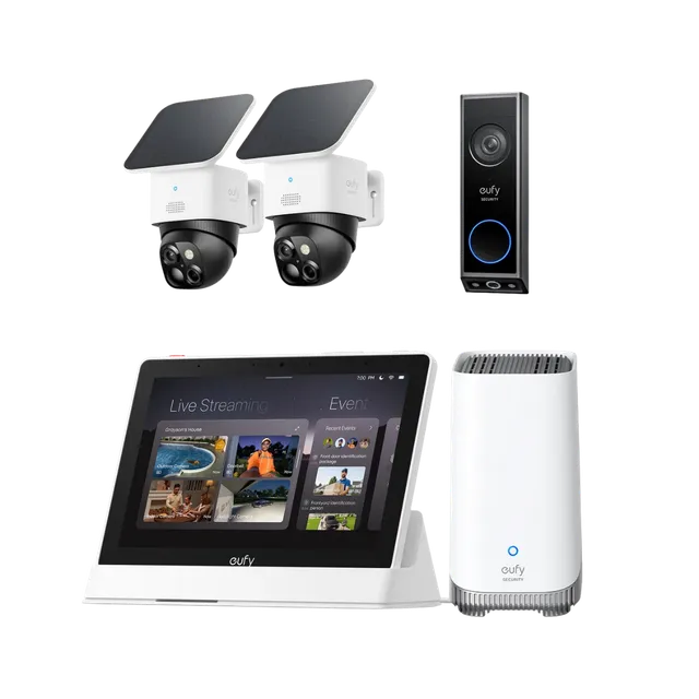 eufy-solocam-s340-duo-set-homebase-s380-smart-display-videot-rklingel-e340 image 1