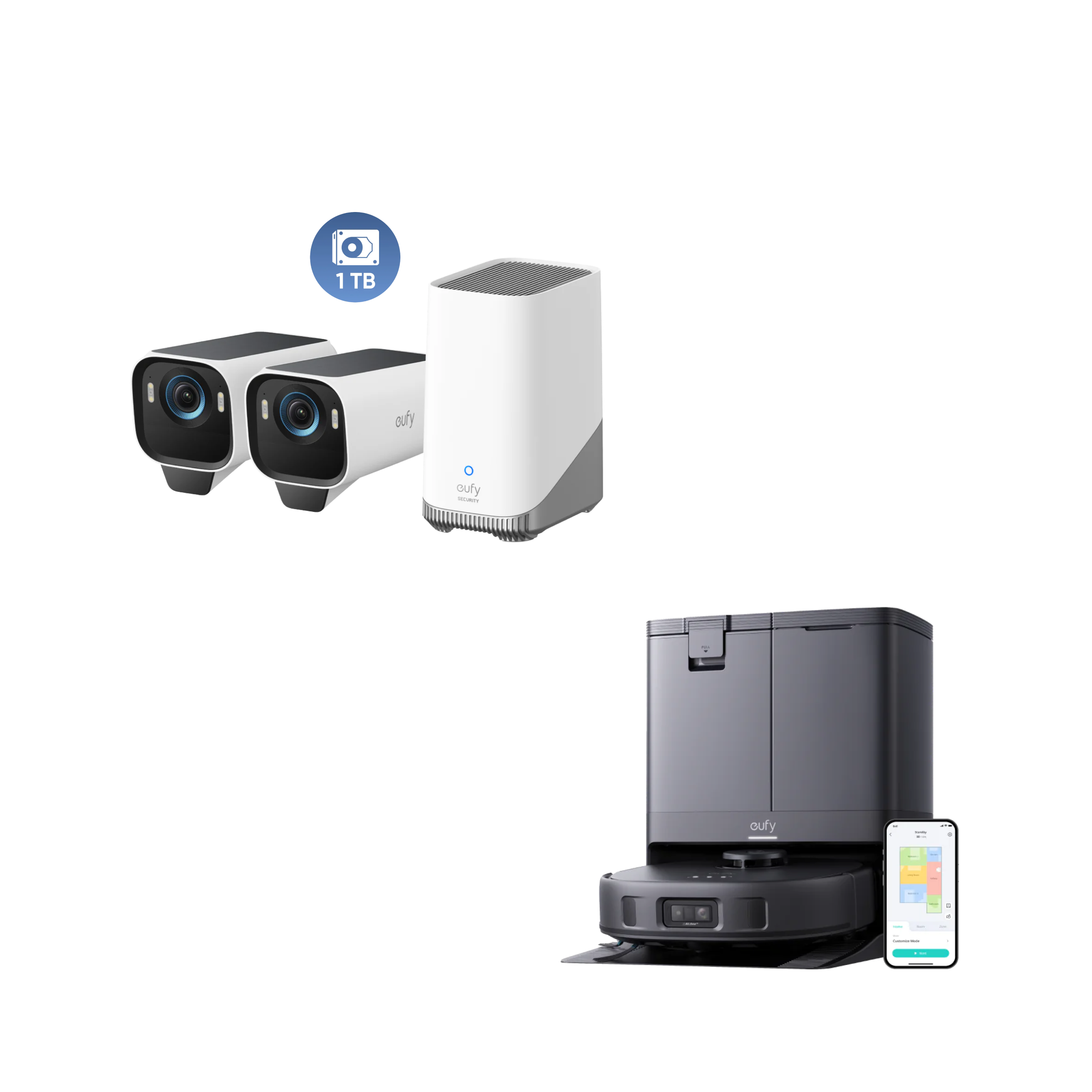 eufy-x10-pro-omni-eufycam-s3-pro-2-cam-set-1-tb-hdd image 1