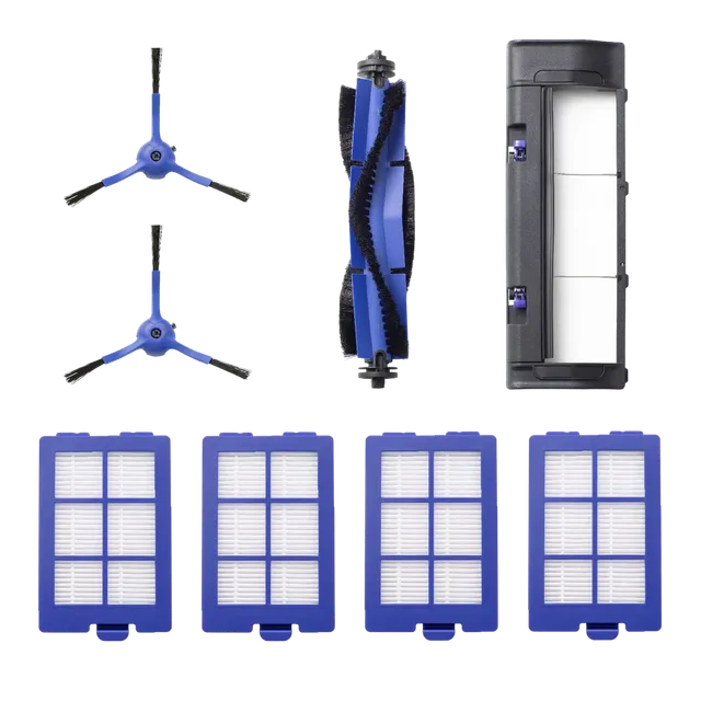 eufy-robovac-x8-series-ersatzteil-set-2-seitenb-rsten-4-filter-1-rollb-rste-1-b- image 1