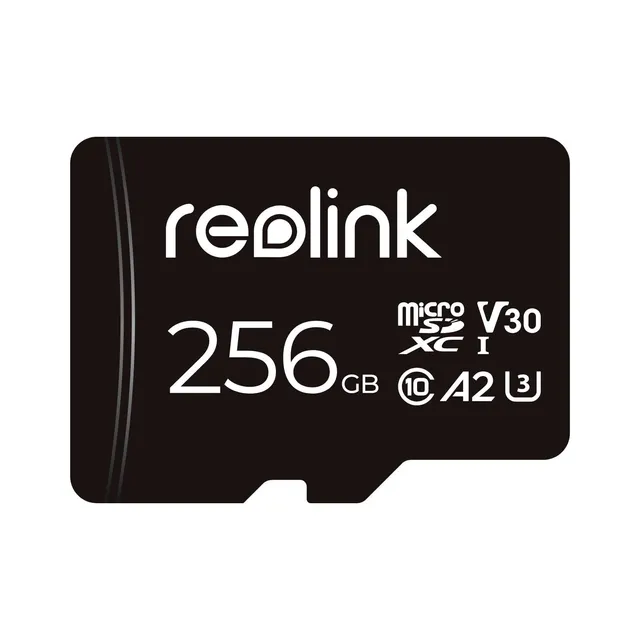 reolink-256-gb-microsdxc-speicherkarte-klasse-10-a2-v30-u3-2er-pack-bis-100-mb-s image 1