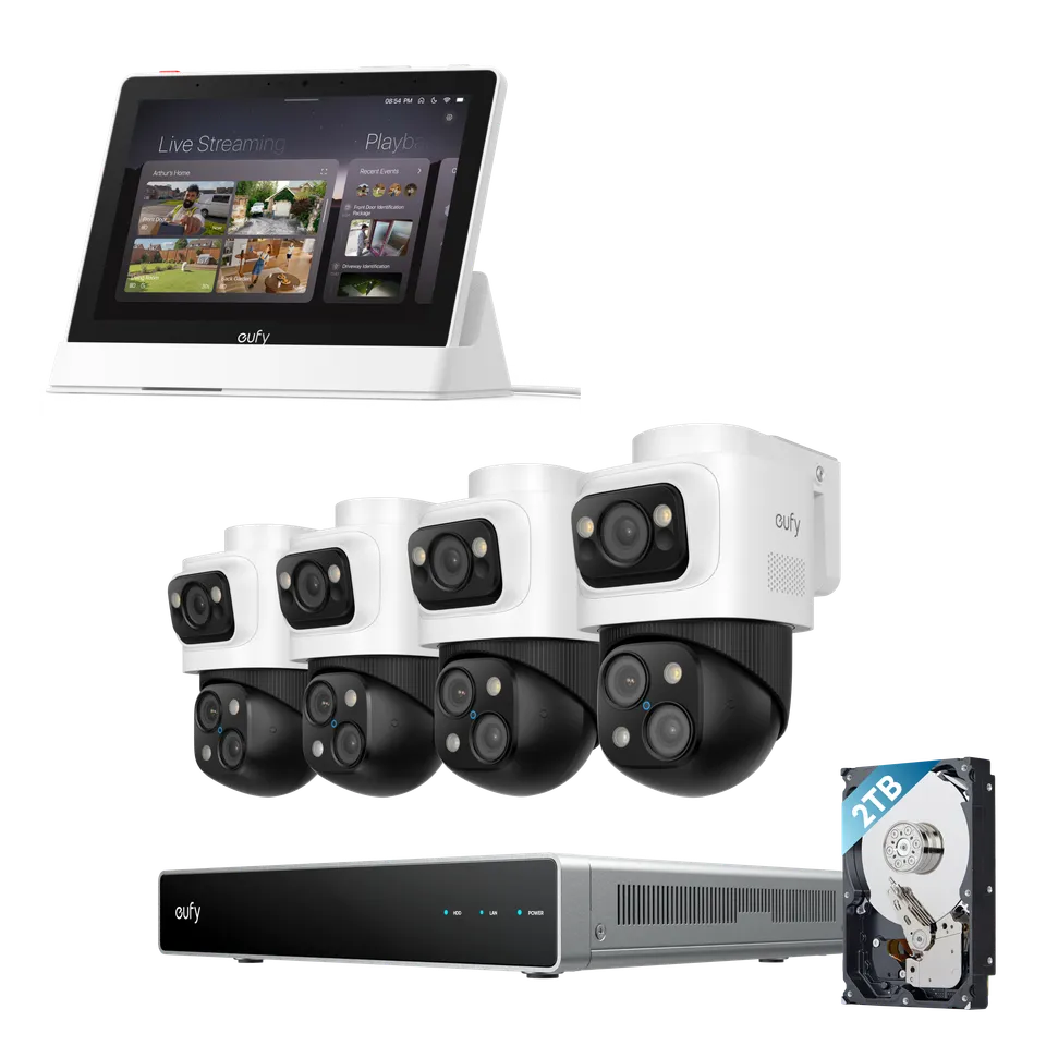eufy-poe-nvr-cctv-security-system-s4-max-smart-display-e10 image 1