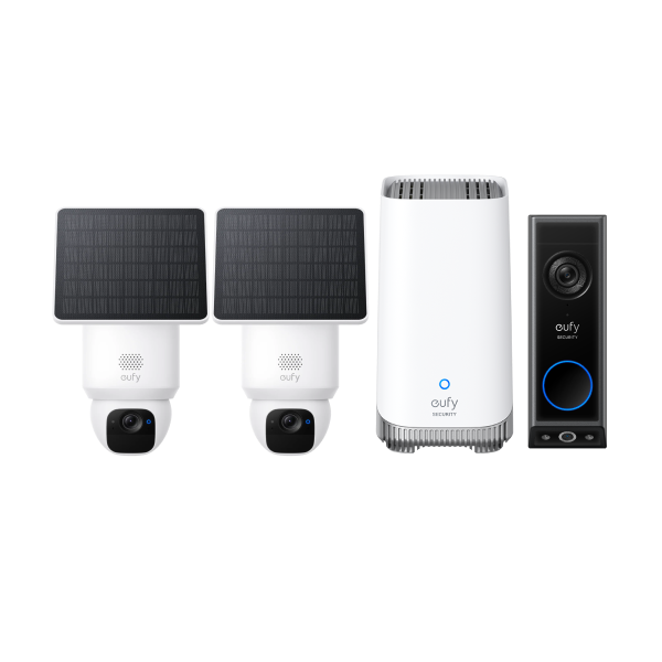 eufy-solocam-e30-homebase-s380-video-doorbell-e340-akku-betrieben-berwachungsset image 1