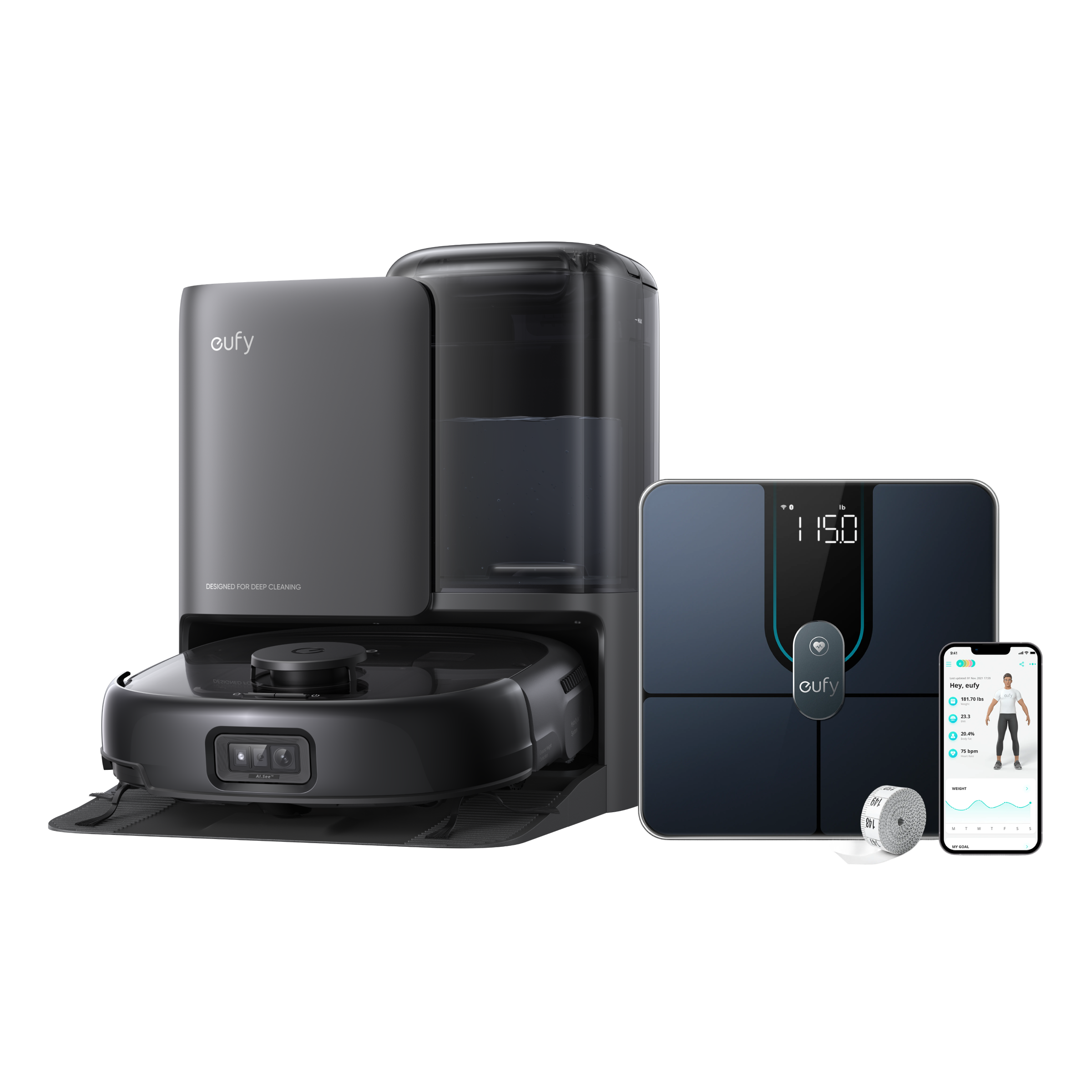 eufy-robot-vacuum-omni-e25-saug-und-wischroboter-mit-hydrojet-system-smart-scale image 1