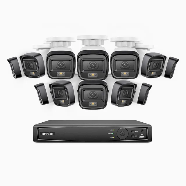 annke-h500-3k-16-kanal-poe-berwachungskamera-set-mit-12-kameras-dual-licht-nacht image 1