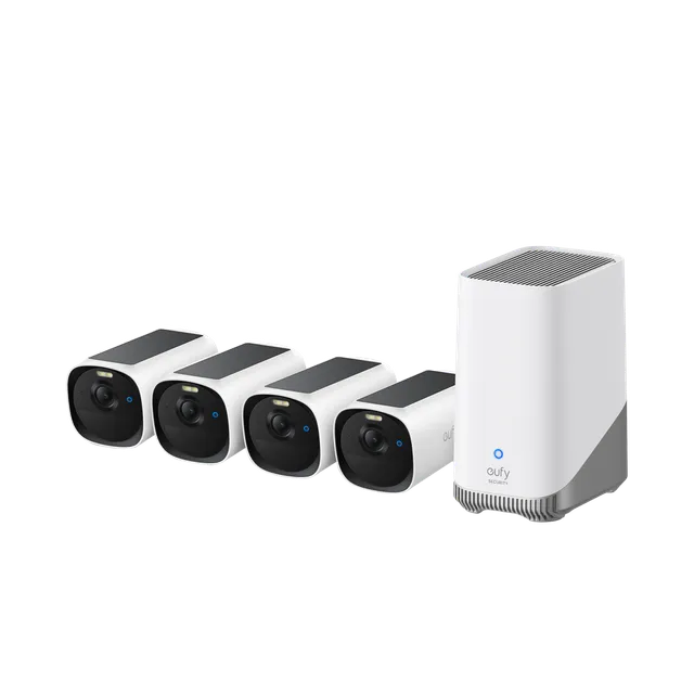 eufy-eufycam-e40-4er-set-homebase-s380-homebase-3-kabellose-2k-qhd-solar-berwach image 1