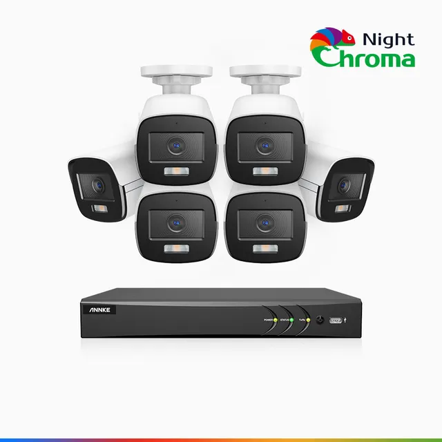 annke-nightchroma-nak500-3k-8-kanal-kabelgebunden-berwachungsset-aussen-mit-6-ka image 1