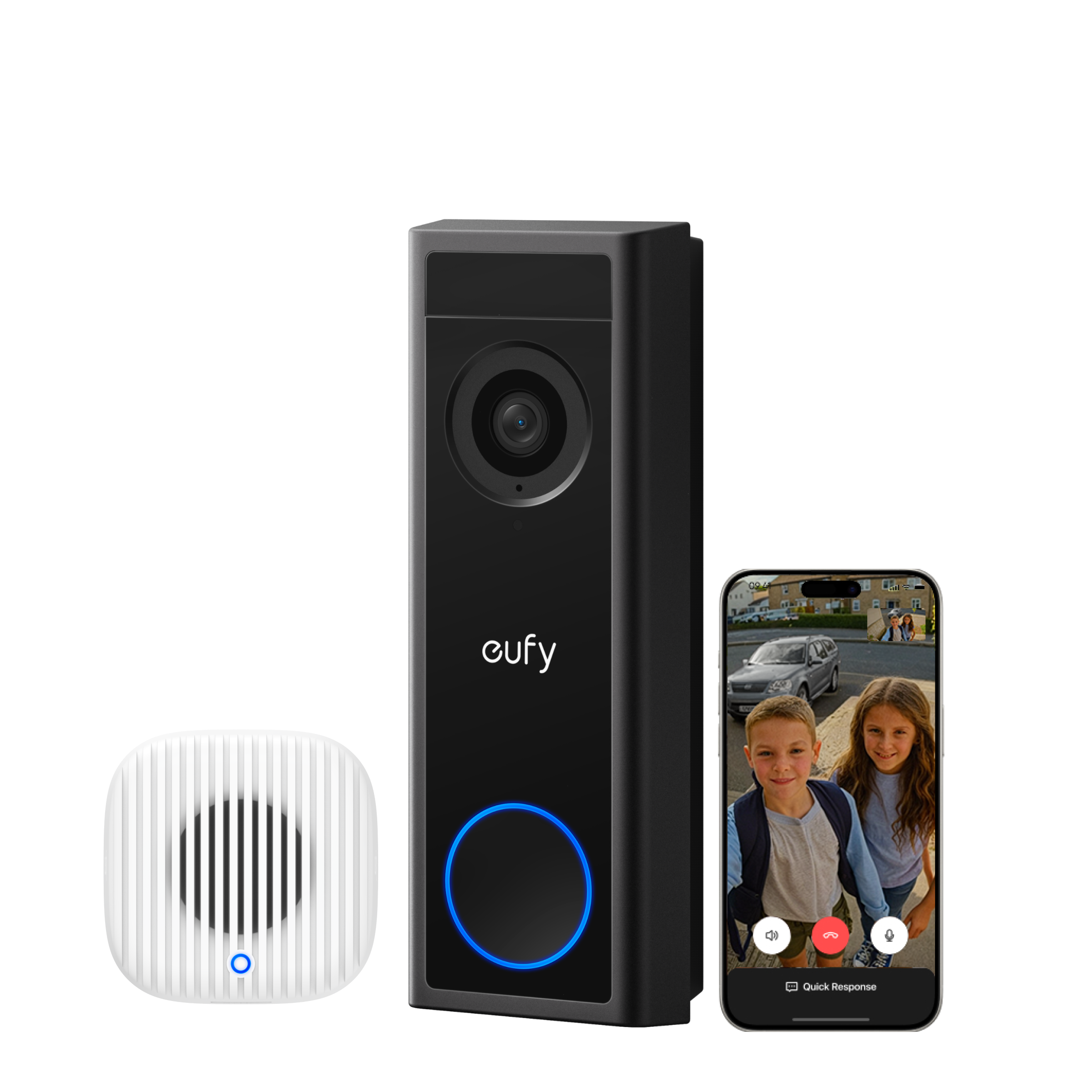 eufy-video-doorbell-camera-wireless-c30-mit-chime-2-2k-fhd image 1