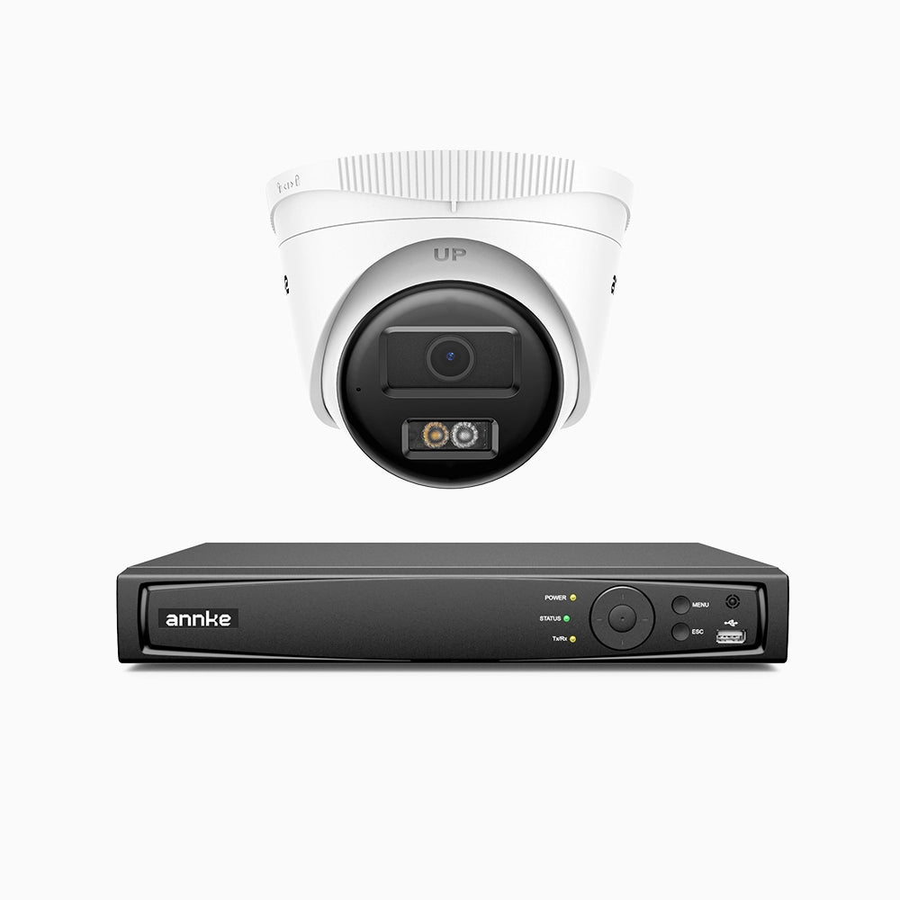 annke-h500-3k-4-kanal-poe-berwachungskamera-set-mit-1-kamera-dual-light-nachtsic image 1