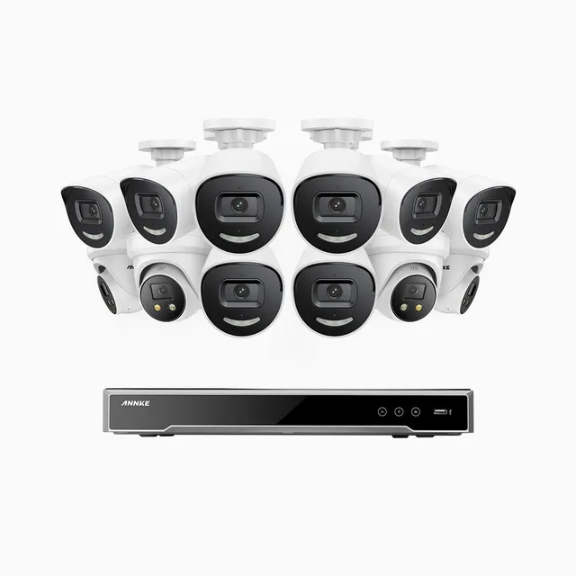 annke-h800x-4k-16-kanal-poe-berwachungskamera-set-mit-8-bullet-4-turm-kameras-f- image 1