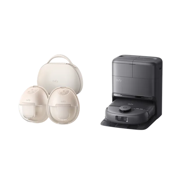 eufy-omni-c28-robotstofzuiger-bundle-mit-wearable-breast-pump-s1-pro image 1