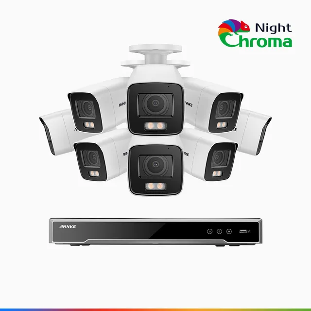 annke-nightchroma-nck800-4k-8-kanal-poe-berwachungskamera-set-mit-8-kameras-echt image 1